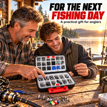 Freshwater Fishing Tackle Kit with Organizer — 265 / 400 Pieces