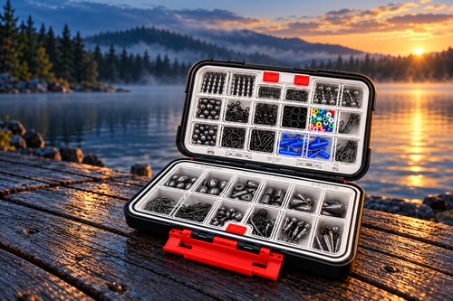 Freshwater Fishing Tackle Kit with Organizer — 265 / 400 Pieces
