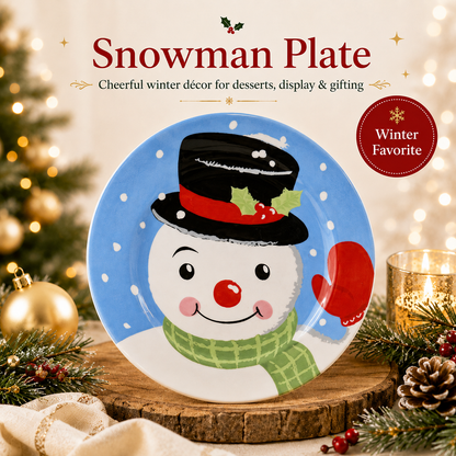 🎄Merry & Bright Christmas Plate Collection🎁🍽️ – Festive Holiday Serving Plates