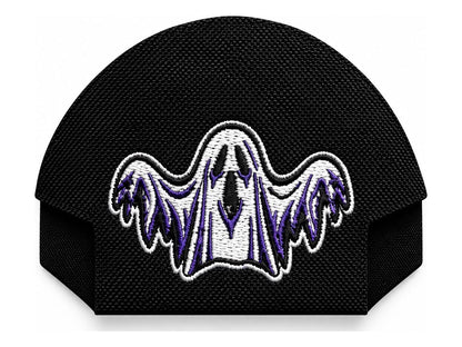 10 · Ghost — Black embroidered cap-back insert; cap not included