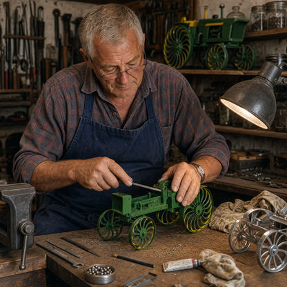 🚜Earl's Handmade Tractor Wind Spinner