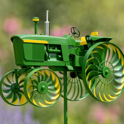 🚜Earl's Handmade Tractor Wind Spinner