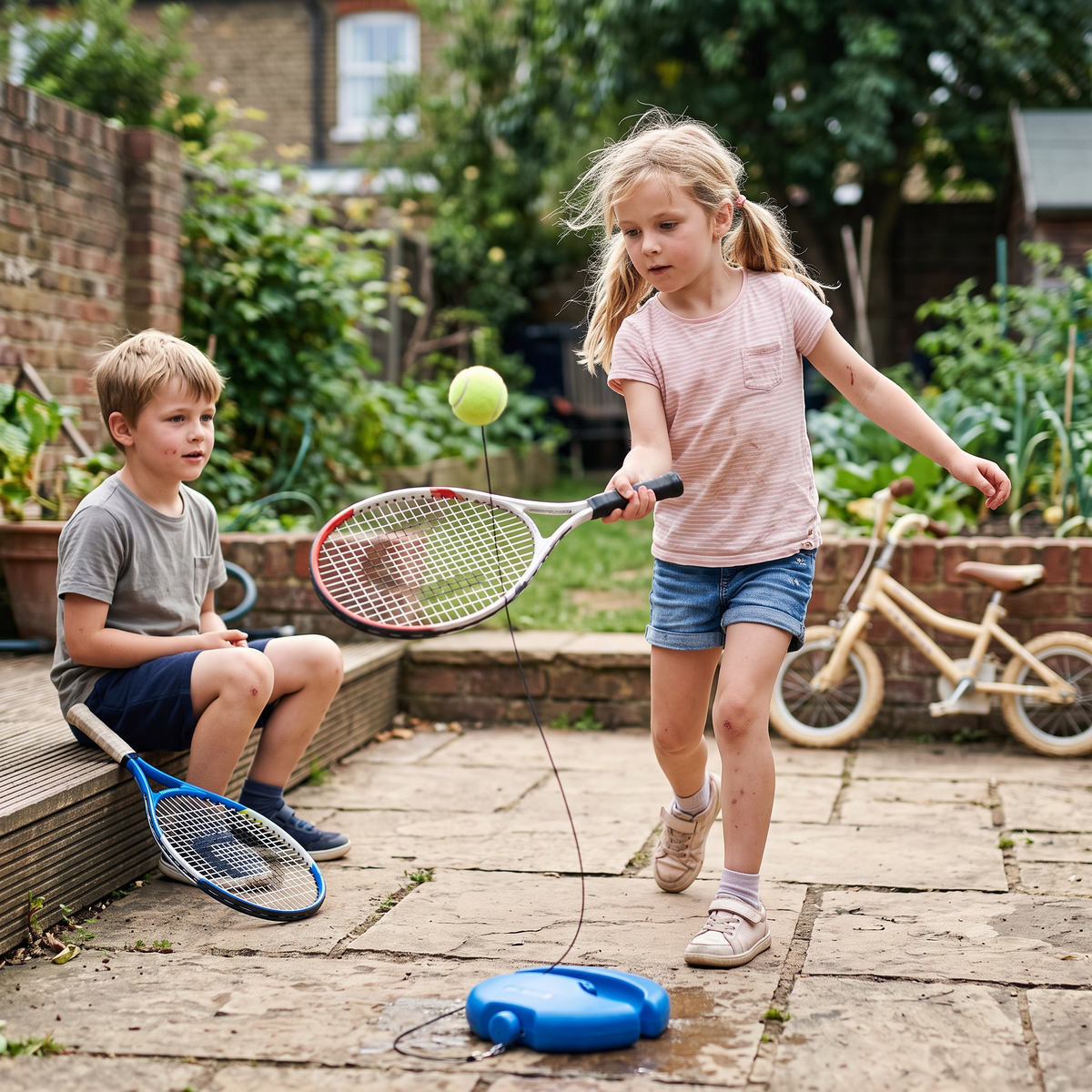 🎾Tennis Trainer with Rebound Ball