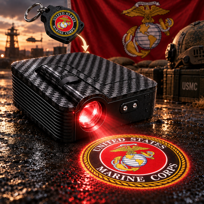 Wireless LED Car Door Light Projector 💡 HD Logo Courtesy Welcome Shadow Light 🛠️ Easy Peel-and-Stick Installation Universal Car Door LED Lights for All Models 🎁