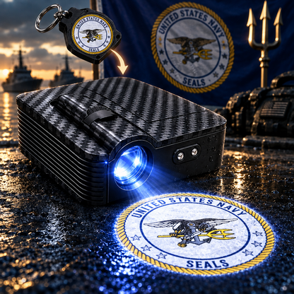 Wireless LED Car Door Light Projector 💡 HD Logo Courtesy Welcome Shadow Light 🛠️ Easy Peel-and-Stick Installation Universal Car Door LED Lights for All Models 🎁