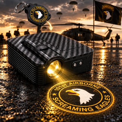 Wireless LED Car Door Light Projector 💡 HD Logo Courtesy Welcome Shadow Light 🛠️ Easy Peel-and-Stick Installation Universal Car Door LED Lights for All Models 🎁