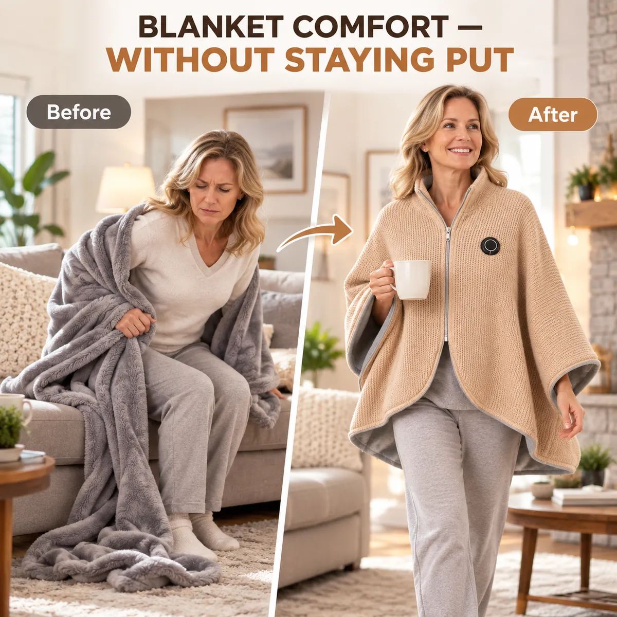 ⛄LIMITED-TIME 50% OFF‼️💞54K+ SOLD⭐🔥 USB HEATED WEARABLE SHAWL - image-6ac5fe1e586c11058c9d0e16