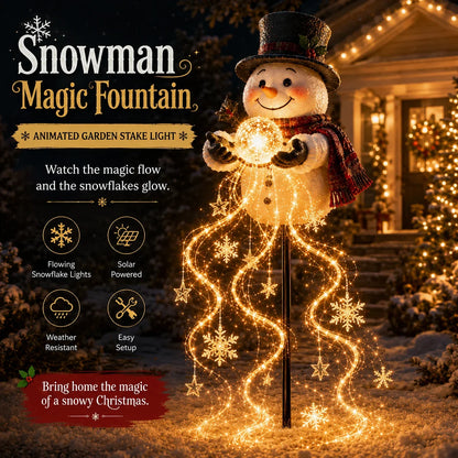 🎅✨ 2026 New Santa’s Flying Sleigh Gift Cascade – Solar Christmas Garden Light