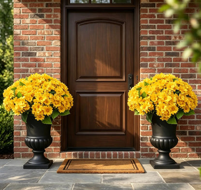 💥Last Day 70% OFF—🌼Welcome autumn- Artificial Outdoor Sunset Mums Flowers - UV resistant, Waterproof, Windproof