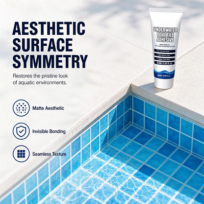💧🏊 Repair Loose Pool Tiles Without Draining Water! High Strength Underwater Pool Tile Adhesive
