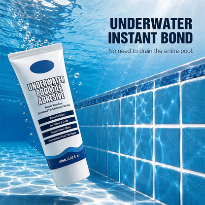 💧🏊 Repair Loose Pool Tiles Without Draining Water! High Strength Underwater Pool Tile Adhesive