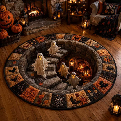 3D Illusion Halloween Rug