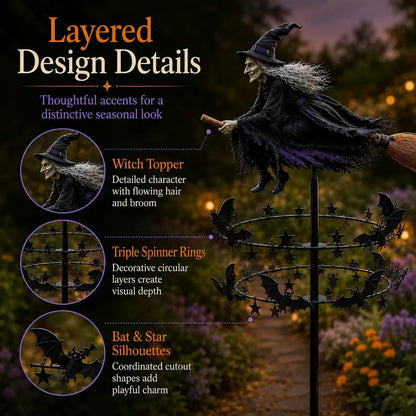 🔥Last Day 60% OFF 🧙‍♀️ The Enchanted Witch Garden Wind Spinner