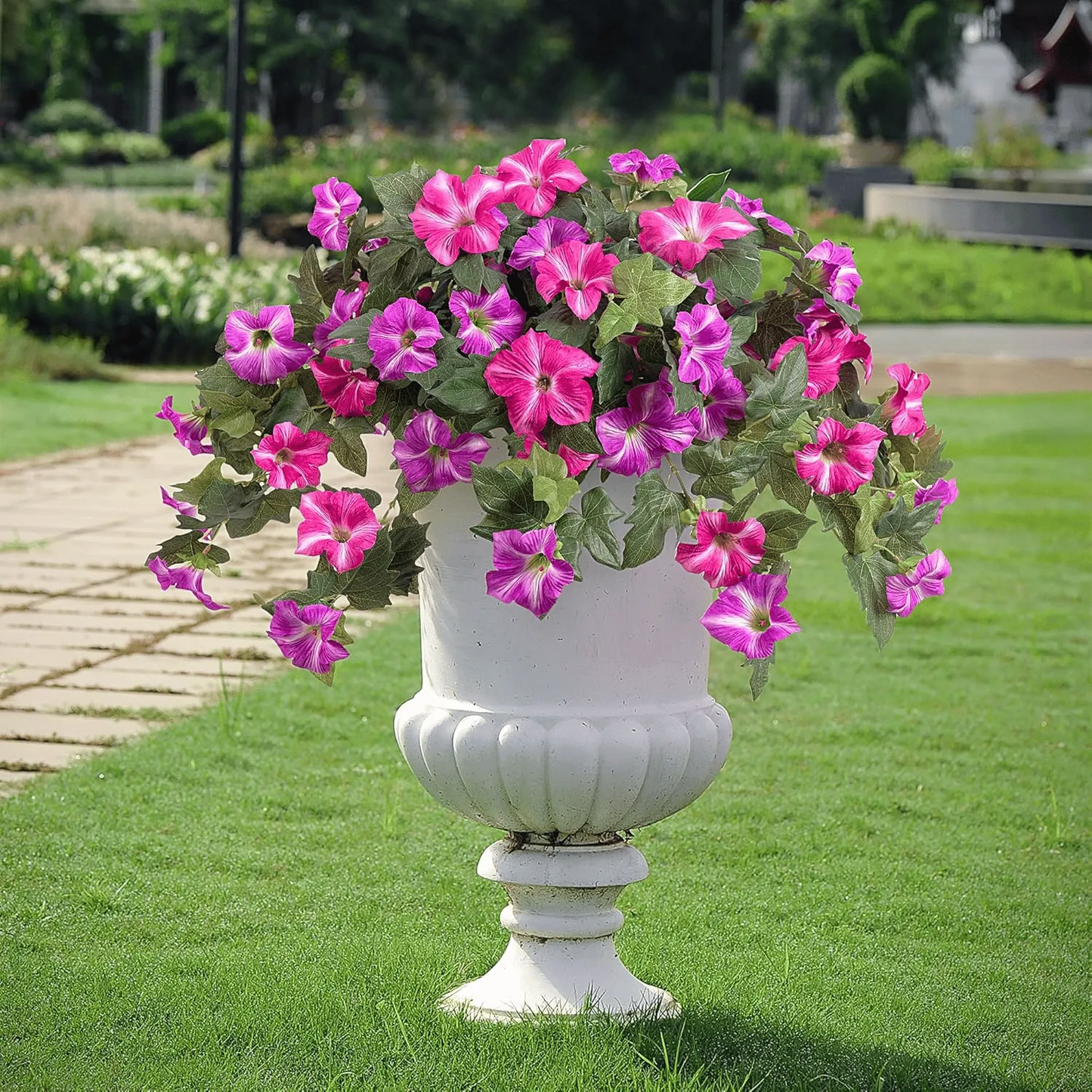 Last Day 61% OFF🔥 Fade-Proof, UV-Resistant Artificial Petunias – Vibrant, Colorfast Outdoor Flowers for Patio & Garden