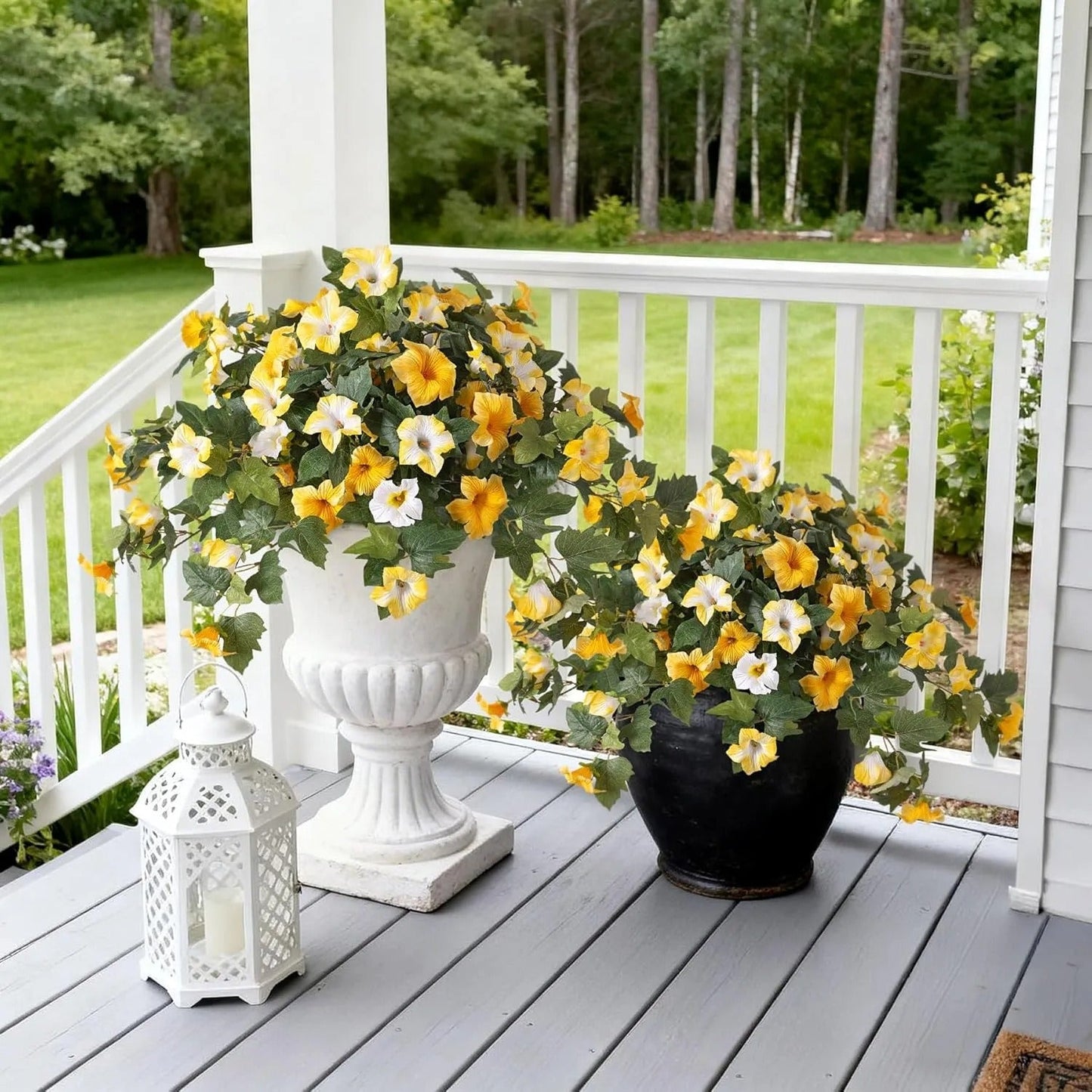 Last Day 61% OFF🔥 Fade-Proof, UV-Resistant Artificial Petunias – Vibrant, Colorfast Outdoor Flowers for Patio & Garden