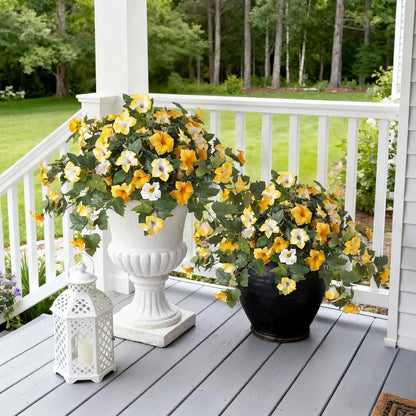 Last Day 61% OFF🔥 Fade-Proof, UV-Resistant Artificial Petunias – Vibrant, Colorfast Outdoor Flowers for Patio & Garden