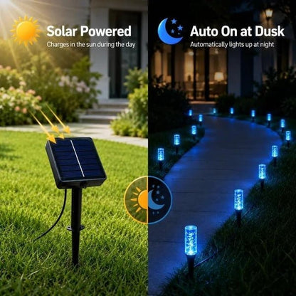 ✨Last Day 49% OFF✨Solar Pathway Lights Outdoor Crystal Bubble