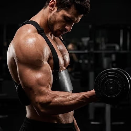 💪 Adjustable Aluminum Bicep Curl Isolation Trainer – Arm Blaster for Focused Curls & Better Form