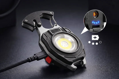 💡8-in-1 Multifunctional Keychain Flashlight🔦🌈