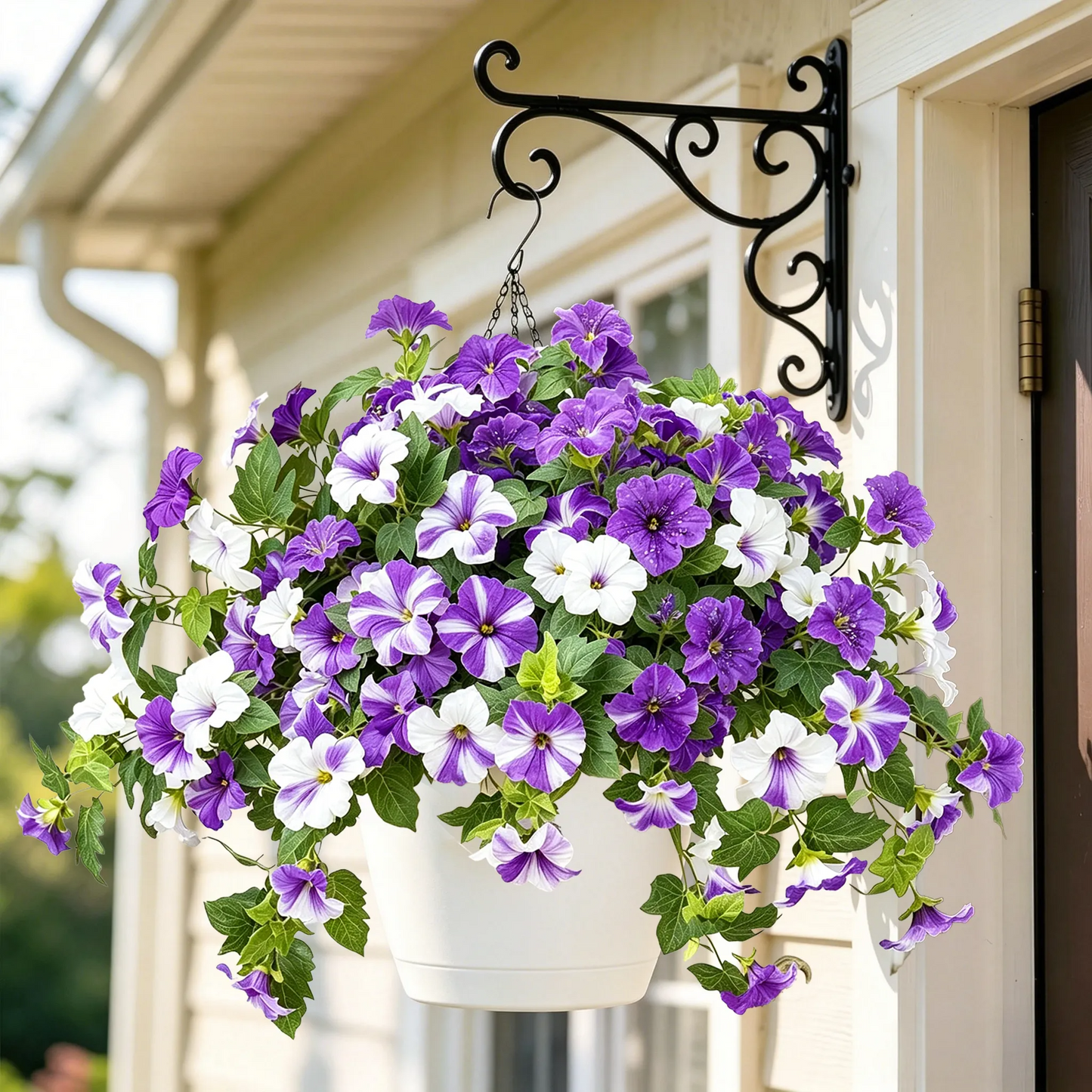 Last Day 61% OFF🔥 Fade-Proof, UV-Resistant Artificial Petunias – Vibrant, Colorfast Outdoor Flowers for Patio & Garden