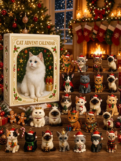 Advent Calendar 2026 Cat Advent Calendar Giftfor Adults Friends Cat Owners and Lovers Christmas Holiday Countdown Gift