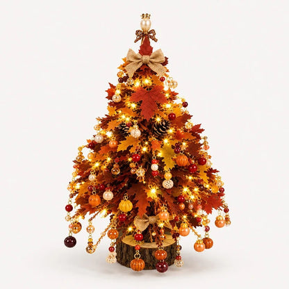 🎄✨Handmade Elegant Beaded Mini Christmas Tree | Collectible Premium Holiday Decor Kit