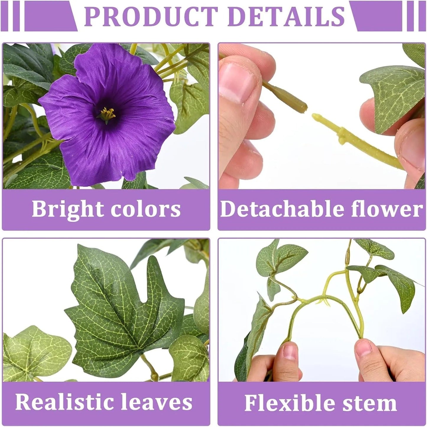 Last Day 61% OFF🔥 Fade-Proof, UV-Resistant Artificial Petunias – Vibrant, Colorfast Outdoor Flowers for Patio & Garden