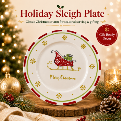 🎄Merry & Bright Christmas Plate Collection🎁🍽️ – Festive Holiday Serving Plates