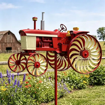 🚜Earl's Handmade Tractor Wind Spinner