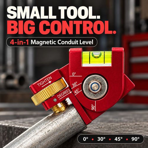 4-in-1 magnetic conduit level - hero