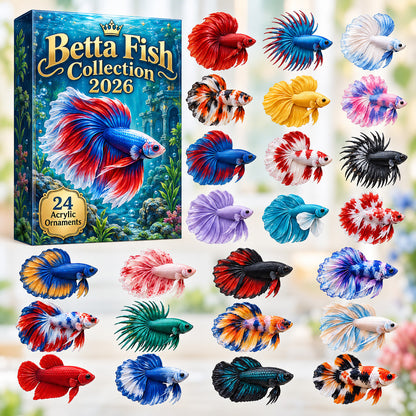 CHRISTMAS SALE 49% OFF - 2026 Betta Fish Collection Advent Calendar