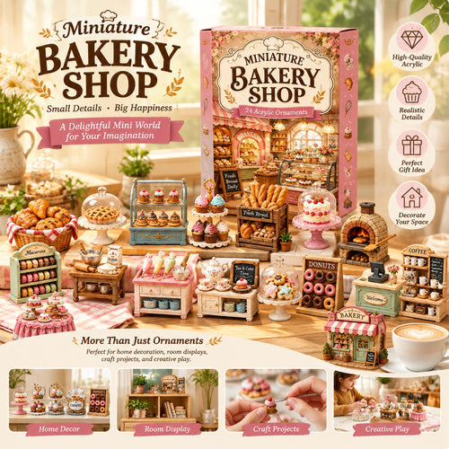 Miniature Bakery Shop Advent Calendar 2026 - 24-Day Festive Countdown