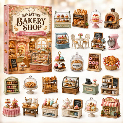 Miniature Bakery Shop Advent Calendar 2026 - 24-Day Festive Countdown