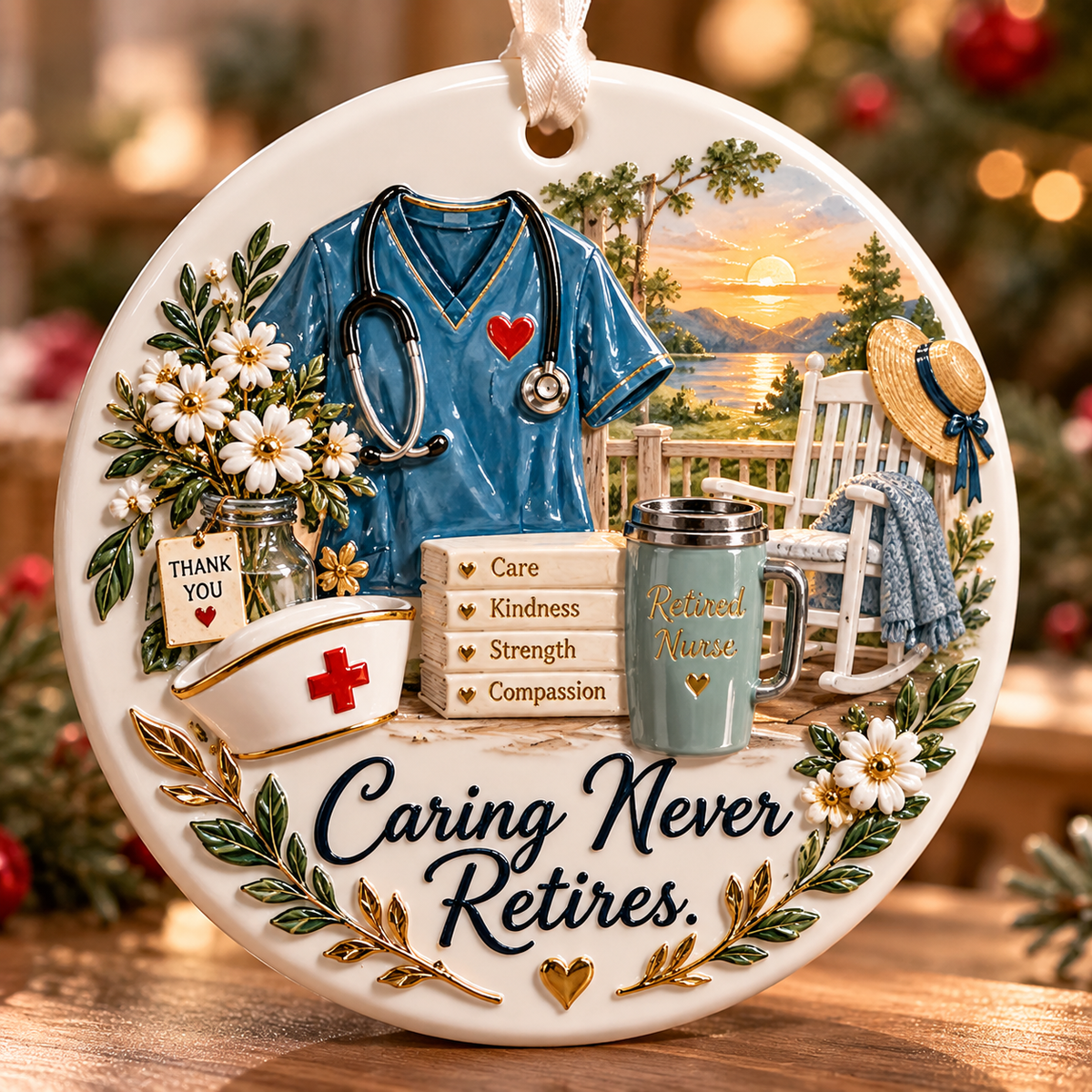 🎉 Retirement Career Ornament