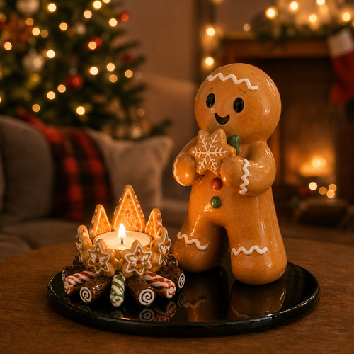 🎄Charming Ceramics Tealight Holder Collection For Christmas Moments