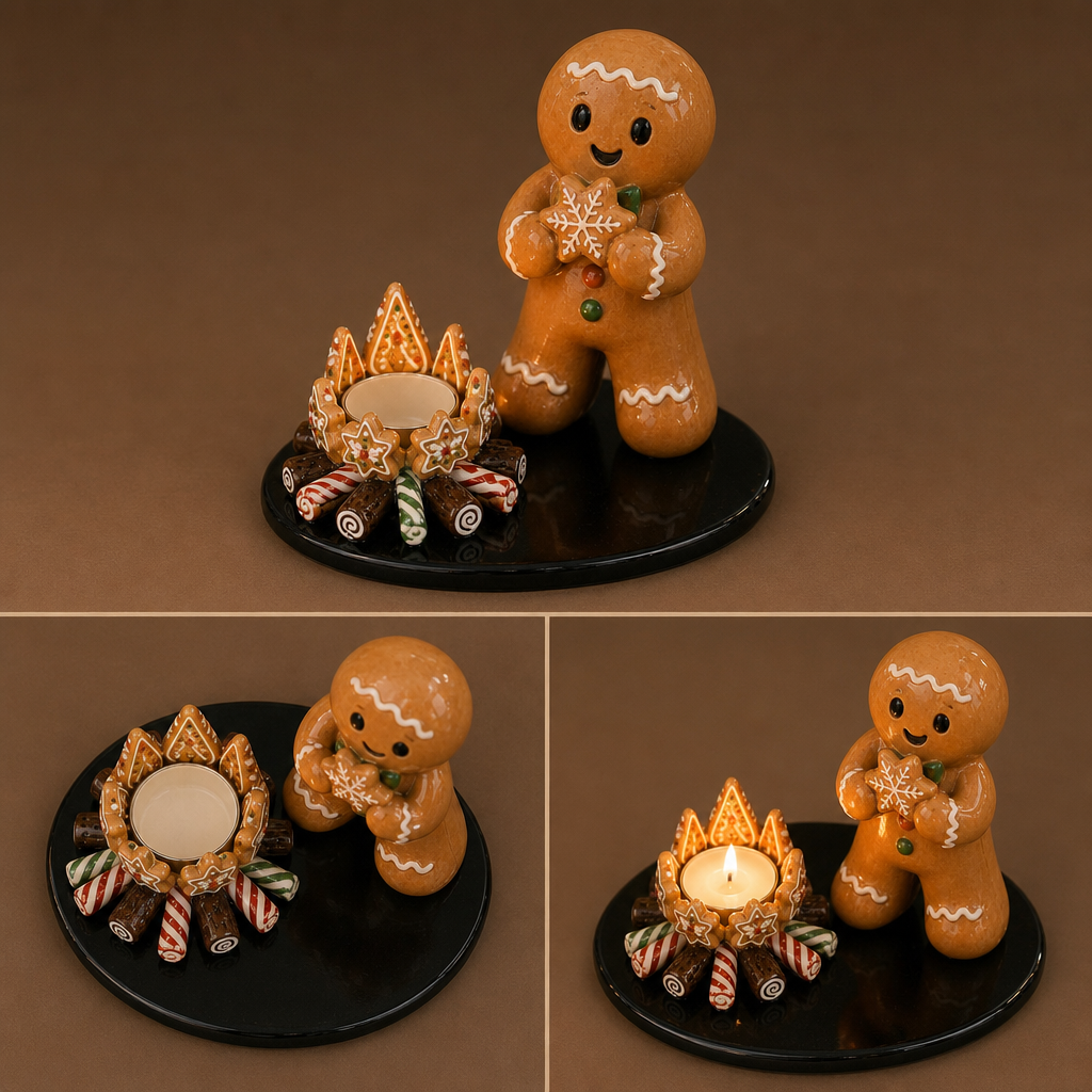 🎄Charming Ceramics Tealight Holder Collection For Christmas Moments