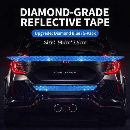 🔥Limited-time 50% off-Reflective Car Sticker Strips for Trunk & Rear Bumper