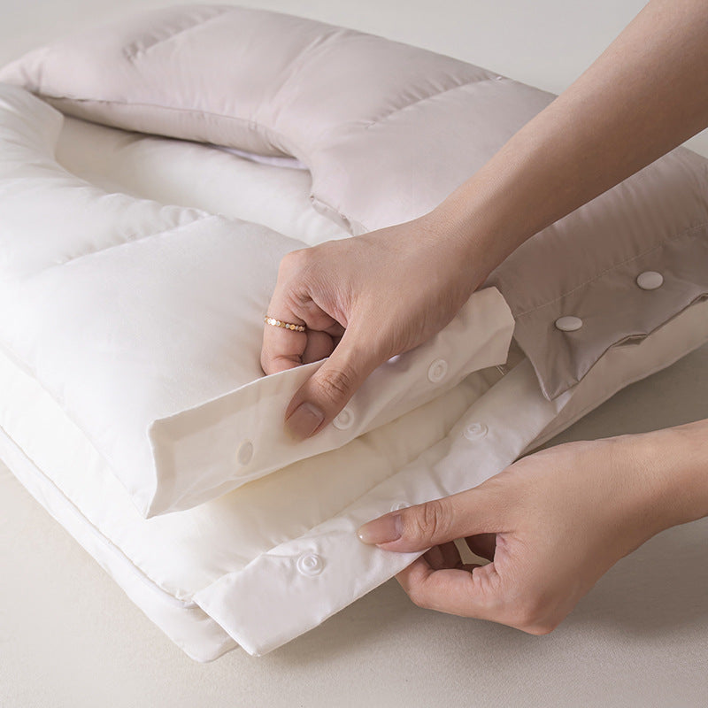 Dual-Zone Ergonomic Sleeping Pillow | Detachable Layers to Set Your Ideal Height