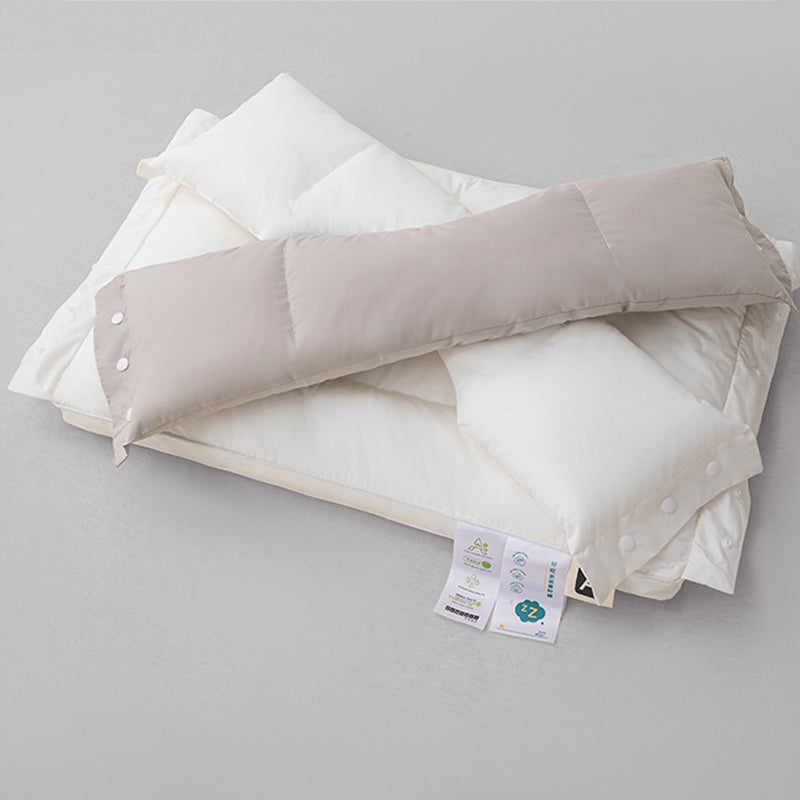 Dual-Zone Ergonomic Sleeping Pillow | Detachable Layers to Set Your Ideal Height