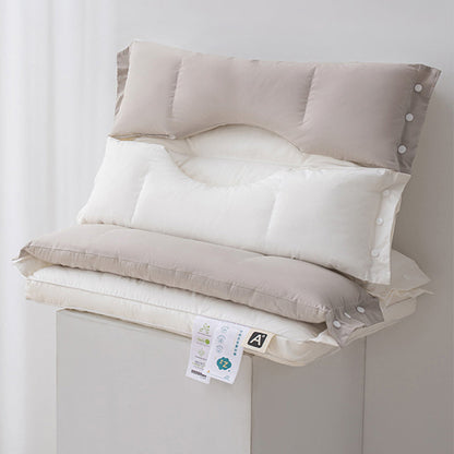 Dual-Zone Ergonomic Sleeping Pillow | Detachable Layers to Set Your Ideal Height