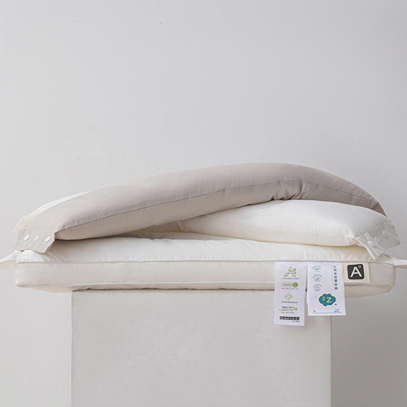 Dual-Zone Ergonomic Sleeping Pillow | Detachable Layers to Set Your Ideal Height