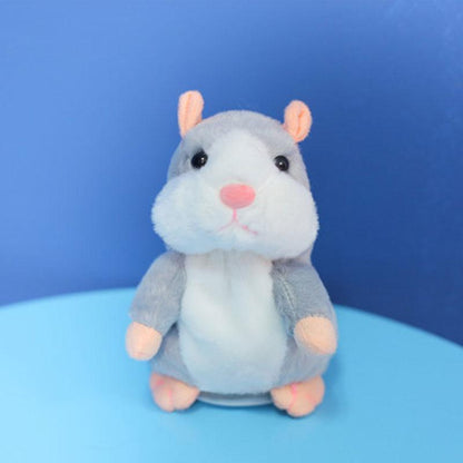 🐹🎁50% OFF NOW! Talking Hamster Plush Toy – Repeats What You Say, Auto Head Shaking Interactive Stuffed Animal, Hilarious Educational Toy for Kids & Party Fun