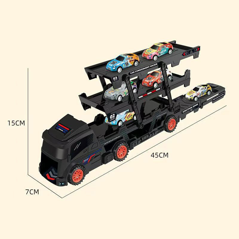 Car Carrier Toy with Track and Launcher – product image