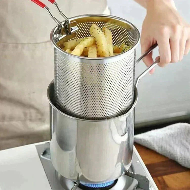 🔥LAST DAY SALE 49% OFF🎁410 Stainless Steel Multifuntional Fryer