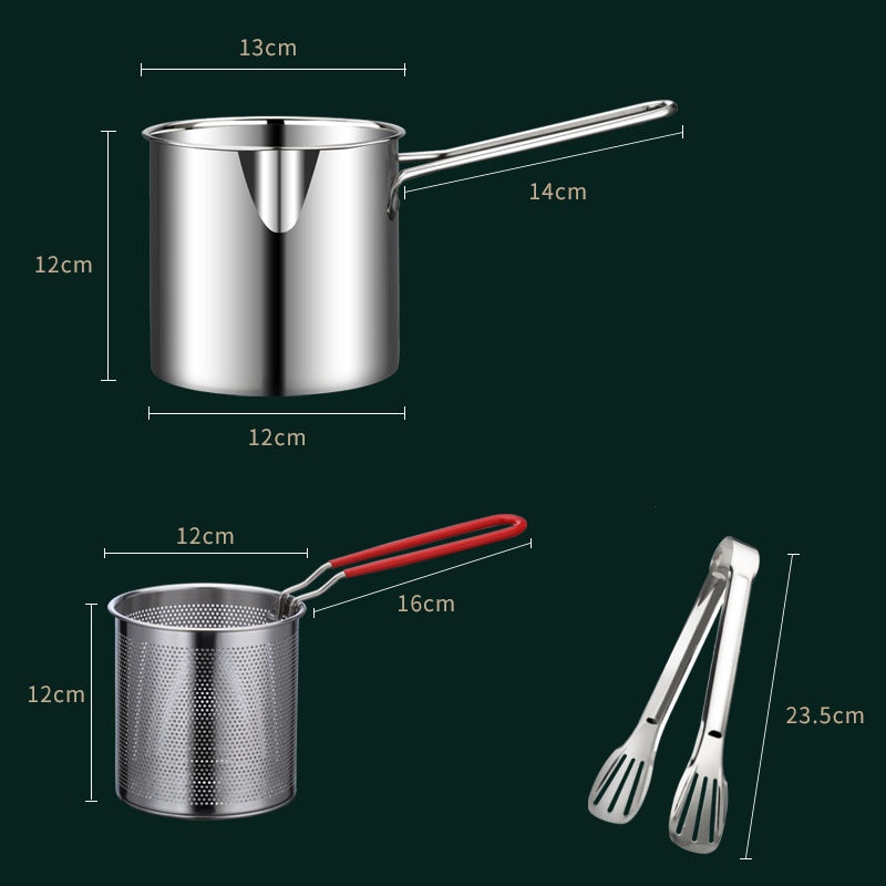 🔥LAST DAY SALE 49% OFF🎁410 Stainless Steel Multifuntional Fryer
