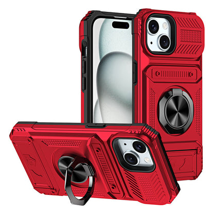 🛡️  Heavy Duty Magnetic Armor Case With Hidden Kickstand And Wallet
