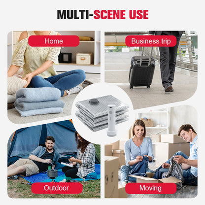 🔥 LAST DAY PROMOTION - 50%OFF 🔥 Travel Vacuum Storage Bags & Portable Pump Set
