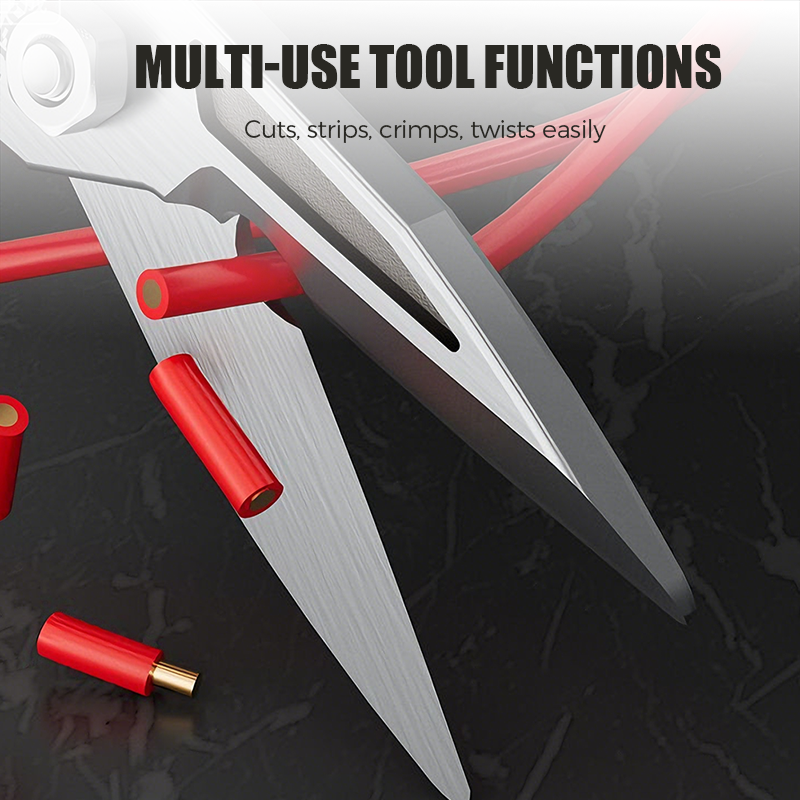 🔧 Multi-Function Wire Repair Pliers – Cut, Strip, Crimp & Twist in One Tool
