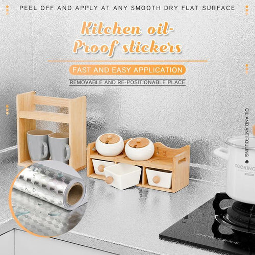 📢📢50% OFF !! ⏰Kitchen Peel and Stick Wallpaper Backsplash Waterproof Kitchen Stickers