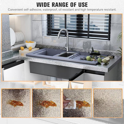 📢📢50% OFF !! ⏰Kitchen Peel and Stick Wallpaper Backsplash Waterproof Kitchen Stickers